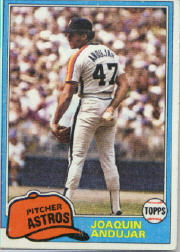 1981 Topps Baseball Cards      329     Joaquin Andujar